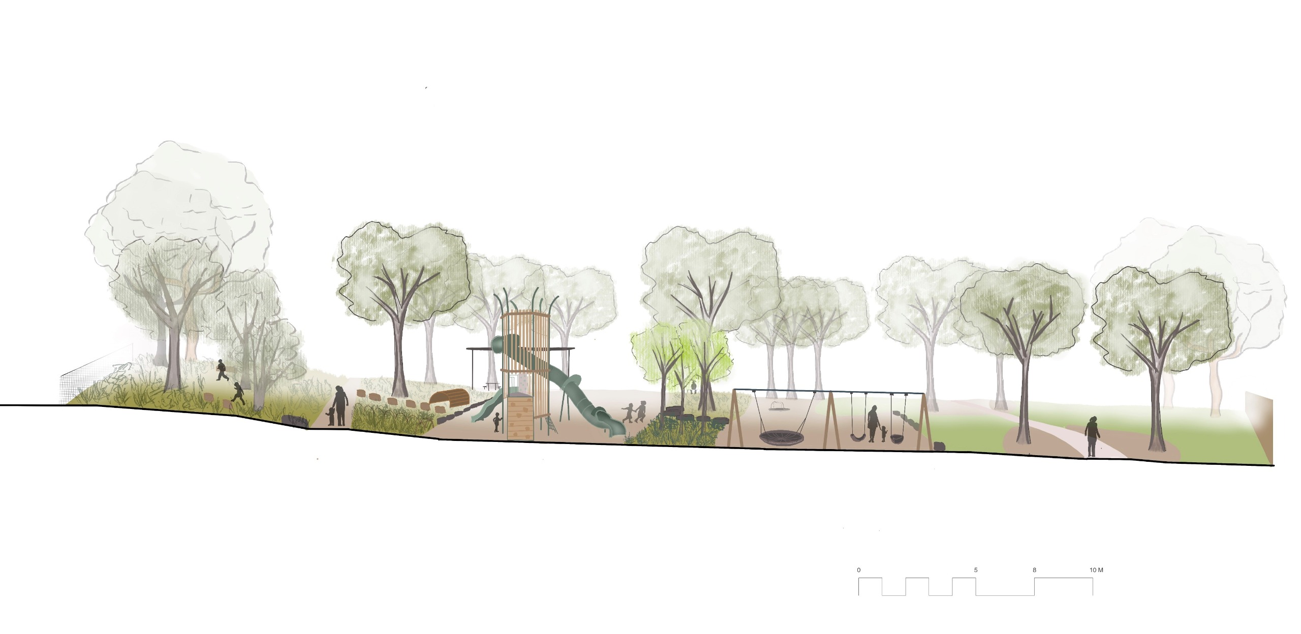 Section View of Draft Concept Plan